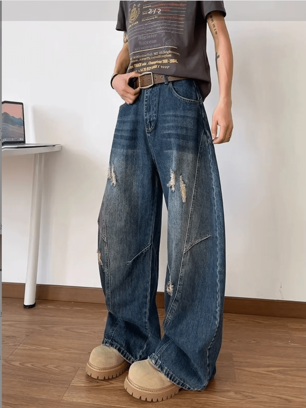 RDMCLOTHINGART tapestry hoodie DESIGNER JEANS-8002