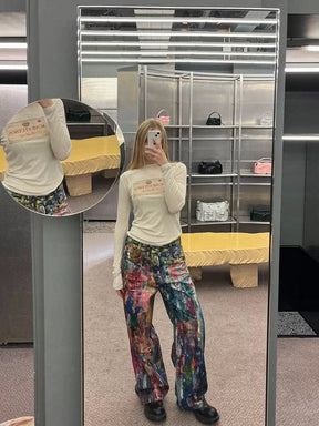 RDMCLOTHINGART tapestry hoodie DESIGNER PANTS-8019