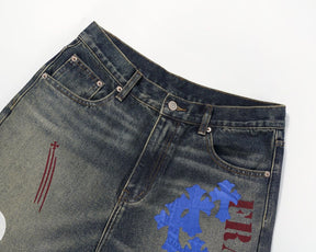 RDMCLOTHINGART tapestry hoodie DESIGNER PANTS-8026