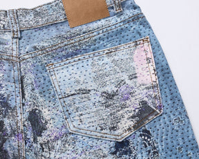 RDMCLOTHINGART tapestry hoodie DESIGNER PANTS-8028