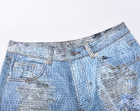 RDMCLOTHINGART tapestry hoodie DESIGNER PANTS-8028