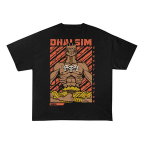 RDMCLOTHINGART tapestry hoodie DHALSIM HEAVY COTTON TEES-9425