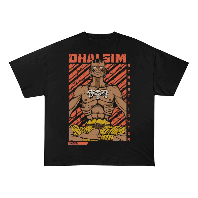 RDMCLOTHINGART tapestry hoodie DHALSIM HEAVY COTTON TEES-9425