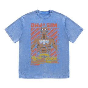 RDMCLOTHINGART tapestry hoodie DHALSIM HEAVY COTTON TEES-9425