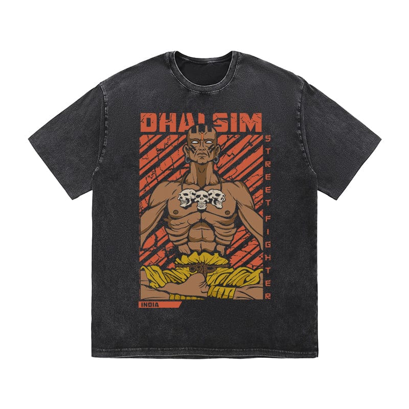 RDMCLOTHINGART tapestry hoodie DHALSIM HEAVY COTTON TEES-9425
