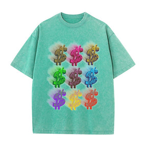 RDMCLOTHINGART tapestry hoodie DOLLAR LIFE HEAVY COTTON TEES-9676