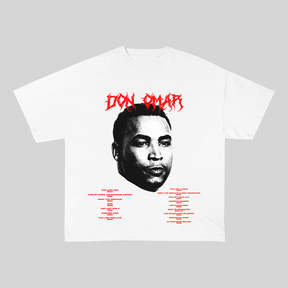 RDMCLOTHINGART tapestry hoodie DON OMAR HEAVY WEIGHT COTTON TEE-8928