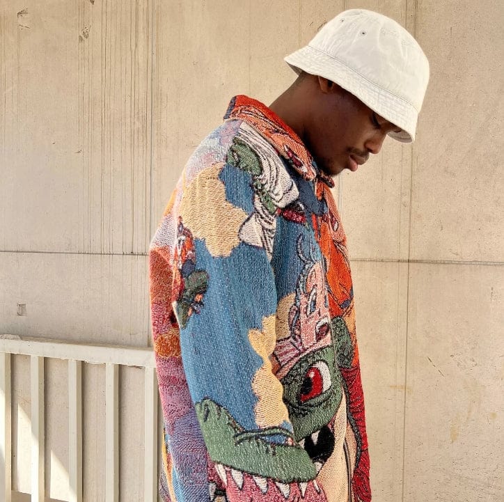 DRAGON TAPESTRY JACKET - RDMCLOTHINGART