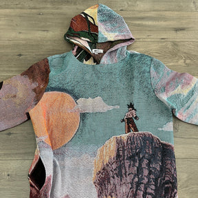 DRAGON V2 TAPESTRY HOODIE - RDMCLOTHINGART