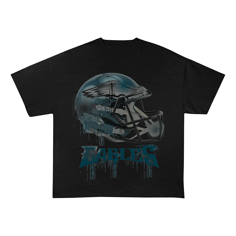 RDMCLOTHINGART tapestry hoodie EAGLES HEAVY WEIGHT COTTON TEE-8769