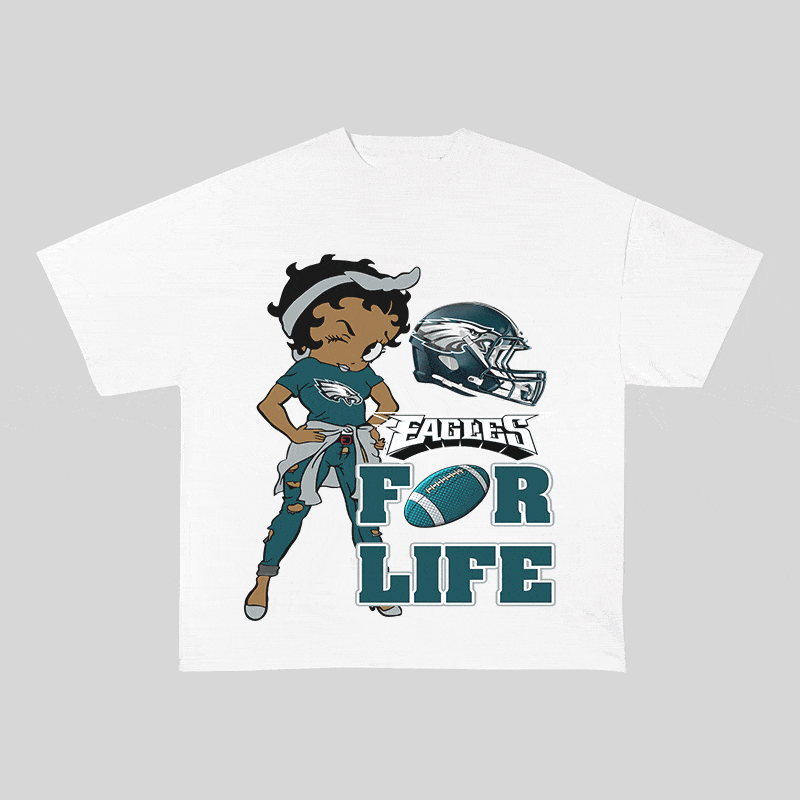 RDMCLOTHINGART tapestry hoodie EAGLES HEAVY WEIGHT COTTON TEE-8770