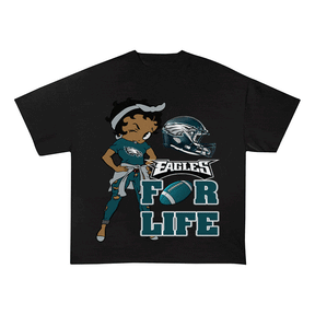 RDMCLOTHINGART tapestry hoodie EAGLES HEAVY WEIGHT COTTON TEE-8770