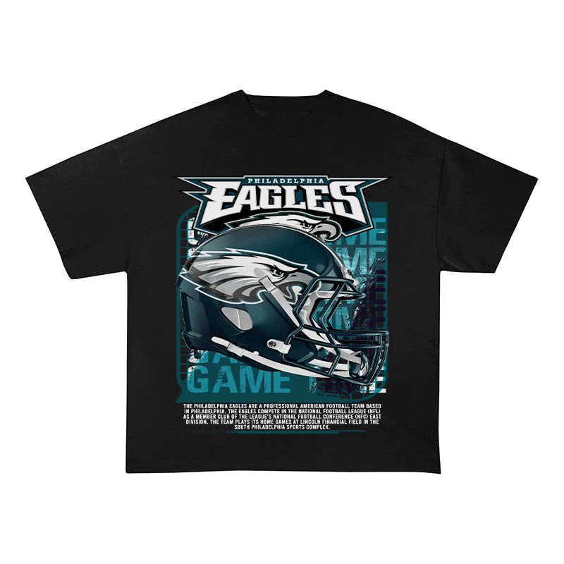 RDMCLOTHINGART tapestry hoodie EAGLES HEAVY WEIGHT COTTON TEE-8771