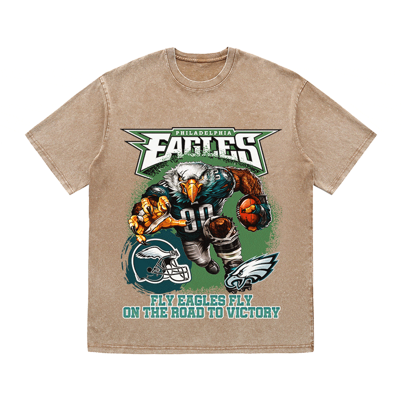 RDMCLOTHINGART tapestry hoodie EAGLES HEAVY WEIGHT COTTON TEE-8787