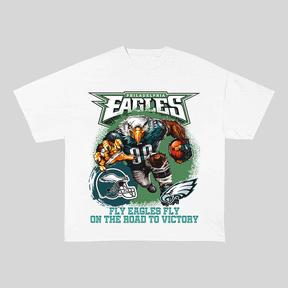 RDMCLOTHINGART tapestry hoodie EAGLES HEAVY WEIGHT COTTON TEE-8787