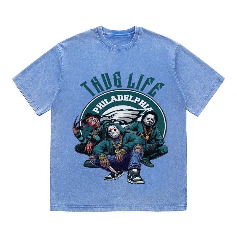 RDMCLOTHINGART tapestry hoodie EAGLES HEAVY WEIGHT COTTON TEE-8799