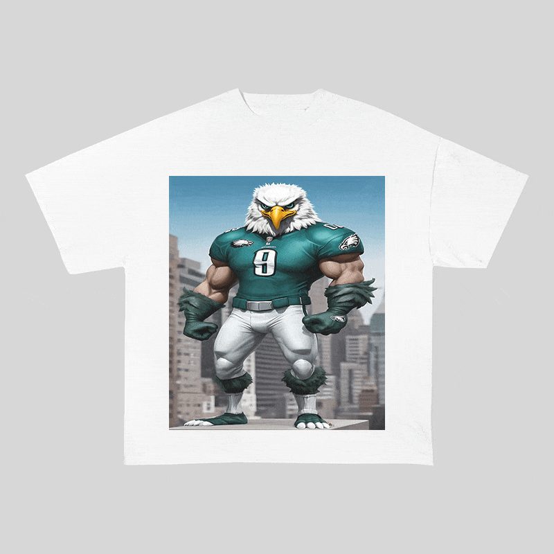 RDMCLOTHINGART tapestry hoodie EAGLES HEAVY WEIGHT COTTON TEE-8803