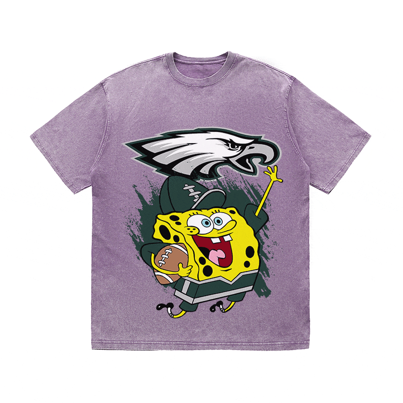 RDMCLOTHINGART tapestry hoodie EAGLES HEAVY WEIGHT COTTON TEE-8804