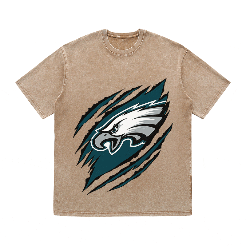 RDMCLOTHINGART tapestry hoodie EAGLES HEAVY WEIGHT COTTON TEE-8807