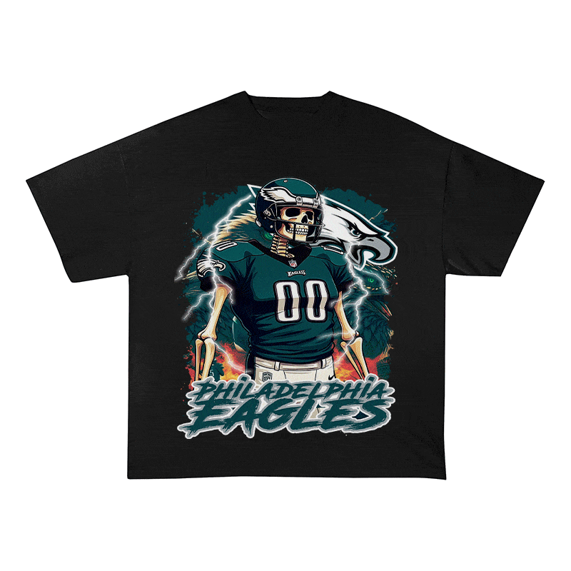 RDMCLOTHINGART tapestry hoodie EAGLES HEAVY WEIGHT COTTON TEE-8808