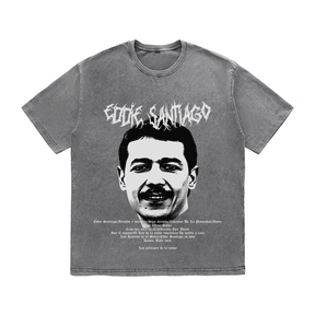 RDMCLOTHINGART tapestry hoodie EDDIE SANTIAGO HEAVY WEIGHT COTTON TEE-8930