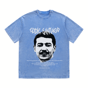 RDMCLOTHINGART tapestry hoodie EDDIE SANTIAGO HEAVY WEIGHT COTTON TEE-8930