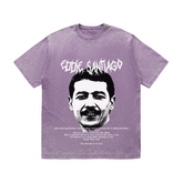 RDMCLOTHINGART tapestry hoodie EDDIE SANTIAGO HEAVY WEIGHT COTTON TEE-8930