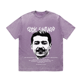 RDMCLOTHINGART tapestry hoodie EDDIE SANTIAGO HEAVY WEIGHT COTTON TEE-8930