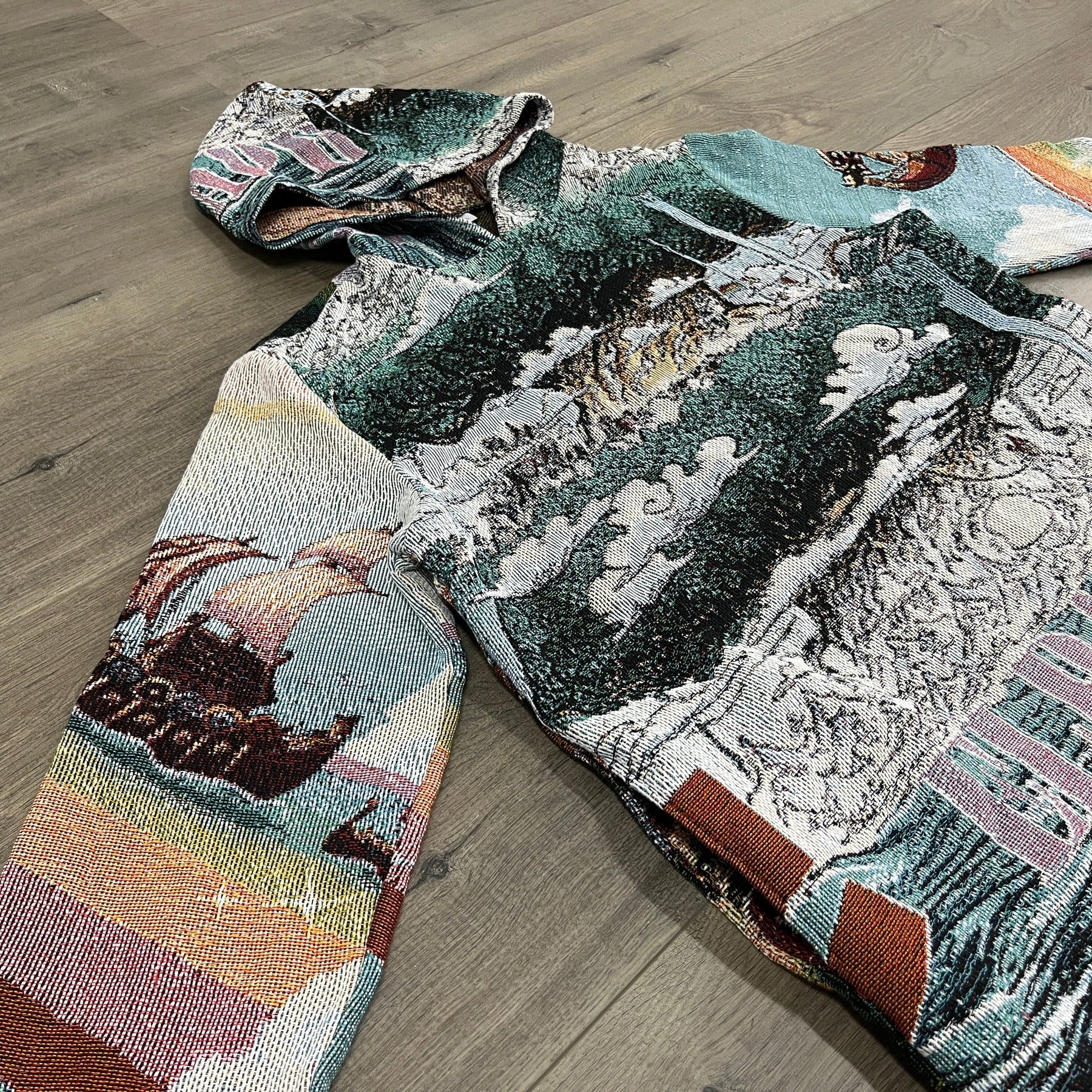 ELBAPH TAPESTRY HOODIE - RDMCLOTHINGART