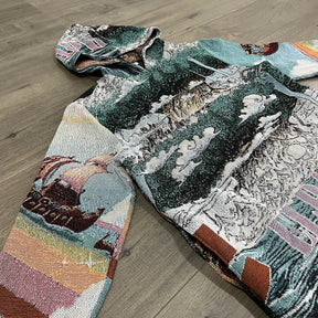 ELBAPH TAPESTRY HOODIE - RDMCLOTHINGART