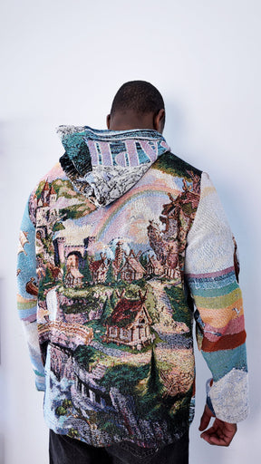 ELBAPH TAPESTRY HOODIE - RDMCLOTHINGART