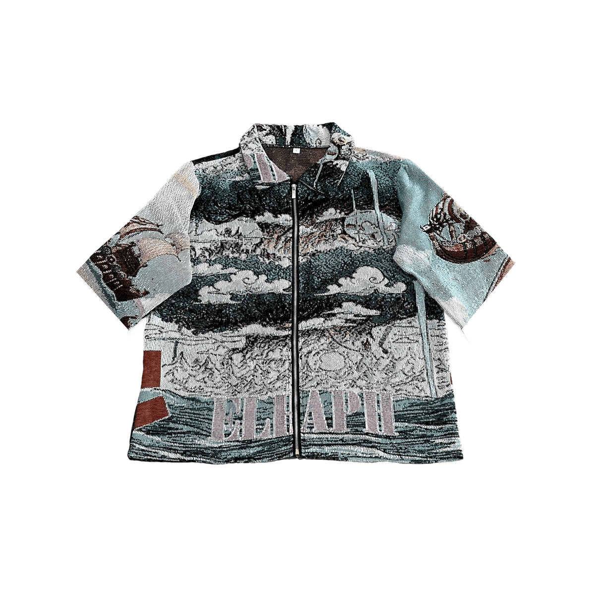 RDMCLOTHINGART tapestry hoodie ELBAPH TAPESTRY TEE