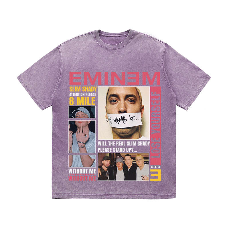 RDMCLOTHINGART tapestry hoodie EMINEM HEAVY WEIGHT COTTON TEE-8996