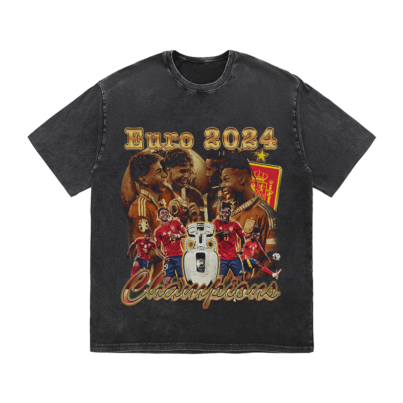 RDMCLOTHINGART tapestry hoodie EURO 2024 HEAVY WEIGHT COTTON TEE-8959