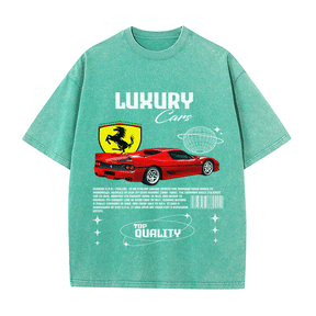 RDMCLOTHINGART tapestry hoodie FERRARI HEAVY WEIGHT COTTON TEE-9094