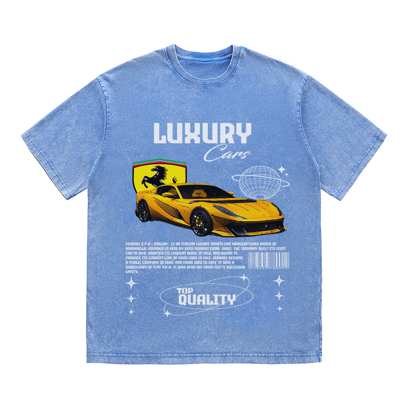 RDMCLOTHINGART tapestry hoodie FERRARI HEAVY WEIGHT COTTON TEE-9095