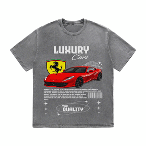 RDMCLOTHINGART tapestry hoodie FERRARI HEAVY WEIGHT COTTON TEE-9096