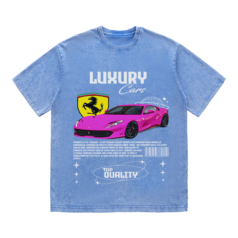 RDMCLOTHINGART tapestry hoodie FERRARI HEAVY WEIGHT COTTON TEE-9097