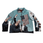 FIGHT US TAPESTRY JACKET - RDMCLOTHINGART