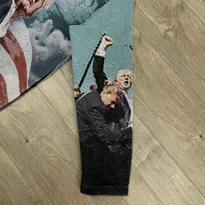 FIGHT US TAPESTRY JACKET - RDMCLOTHINGART