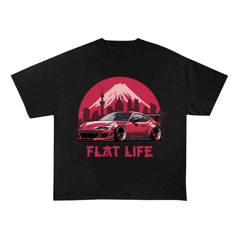 RDMCLOTHINGART tapestry hoodie FL4T HEAVY COTTON TEES-9453