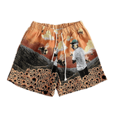 RDMCLOTHINGART tapestry hoodie FLOWER BOY TAPESTRY SHORTS