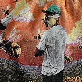 RDMCLOTHINGART tapestry hoodie FLOWER BOY TAPESTRY SHORTS