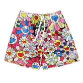 FLOWER MESH SHORTS-8622 - RDMCLOTHINGART