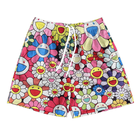 FLOWER MESH SHORTS-8622 - RDMCLOTHINGART