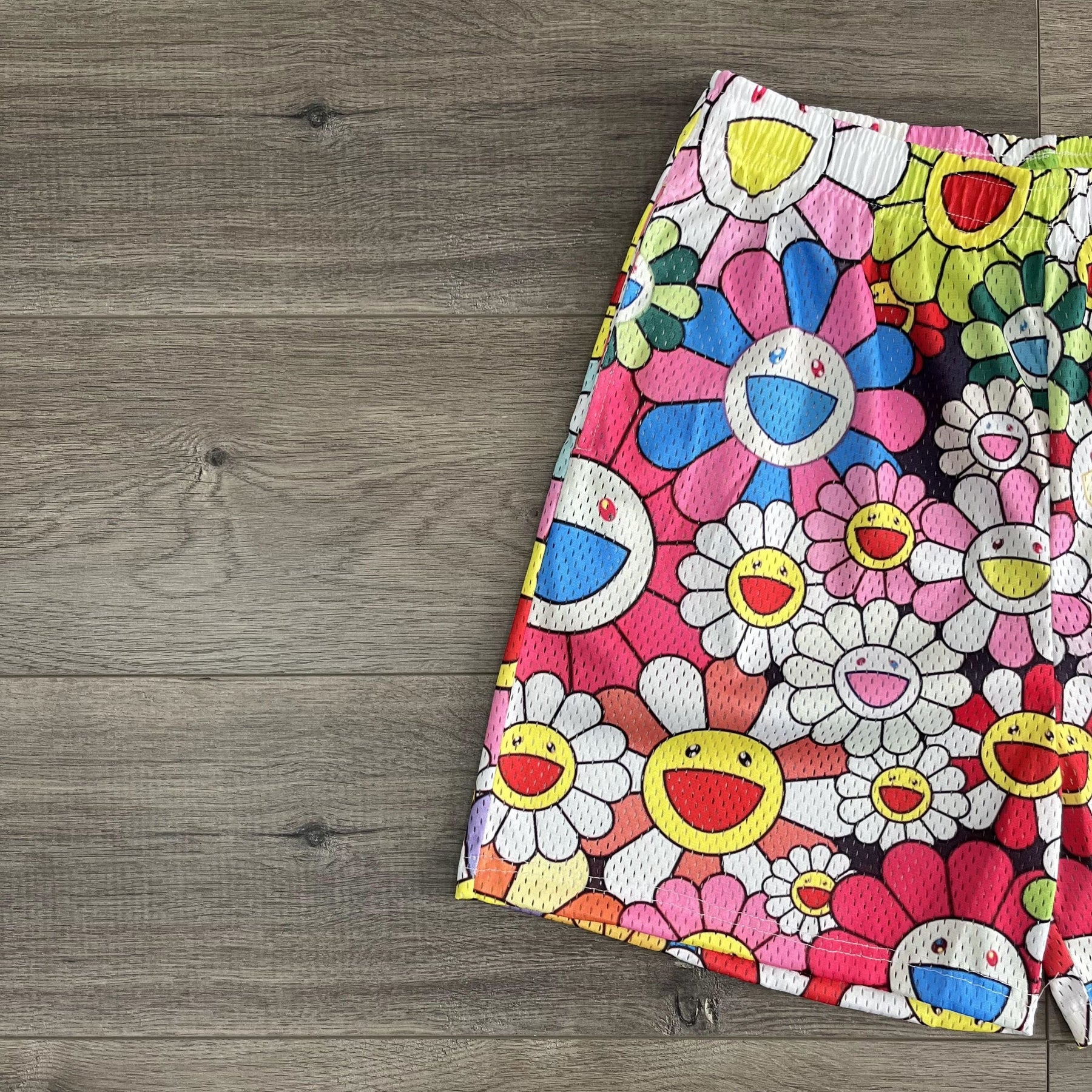 FLOWER MESH SHORTS-8622 - RDMCLOTHINGART