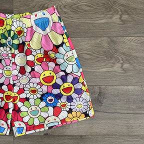 FLOWER MESH SHORTS-8622 - RDMCLOTHINGART