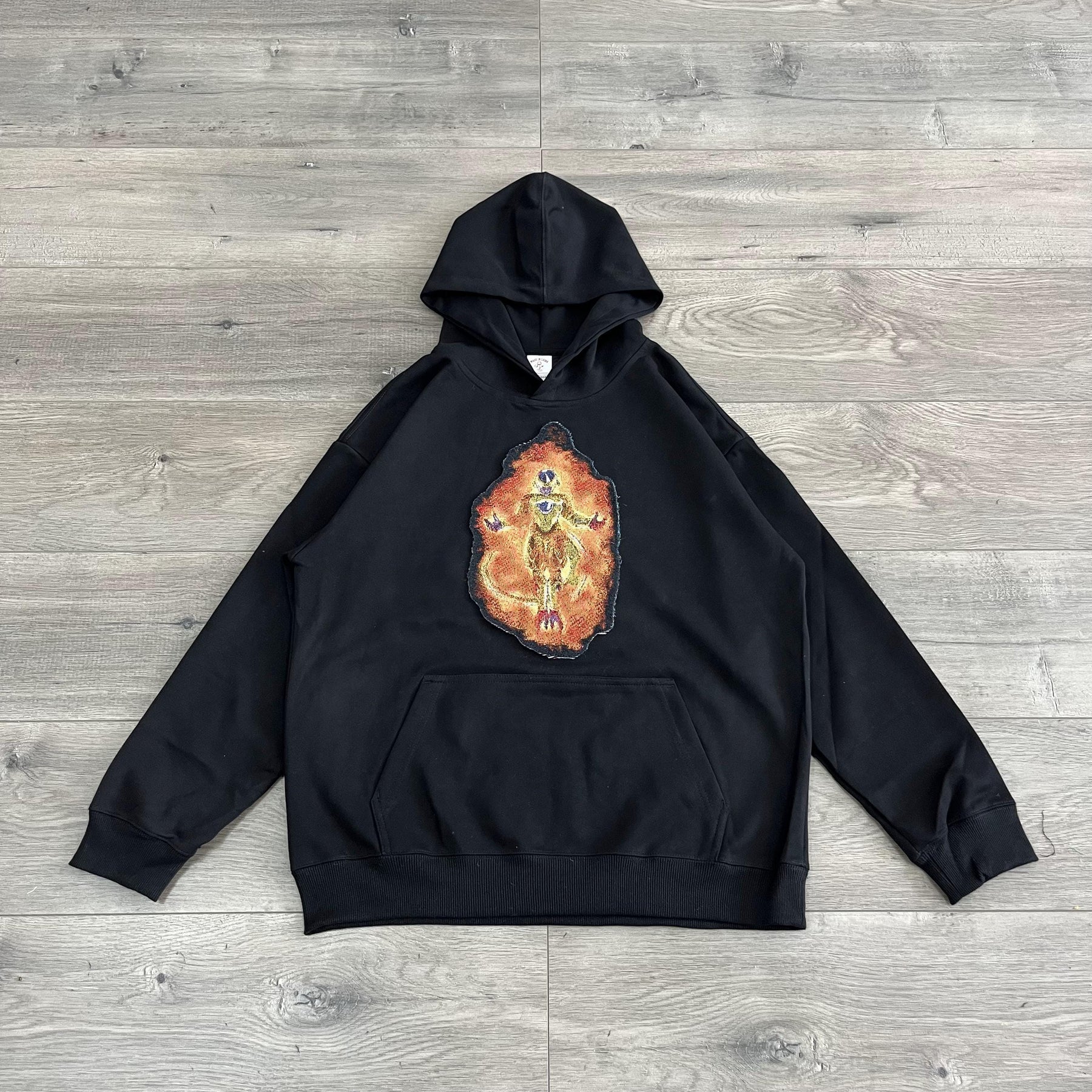 FRIEZA TAPESTRY PATCH HOODIE-9075 - RDMCLOTHINGART