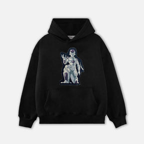 FRIEZA TAPESTRY PATCH HOODIE-9078 - RDMCLOTHINGART