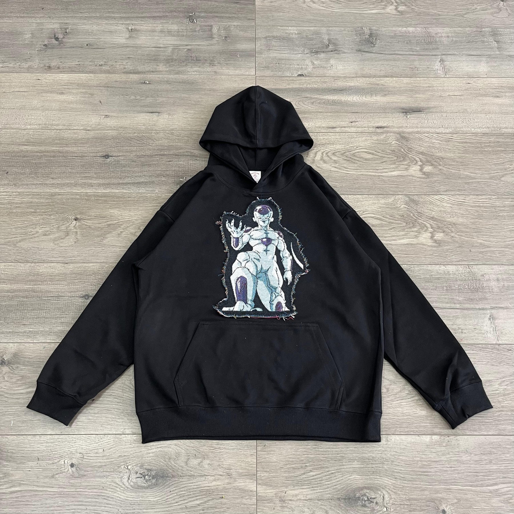 FRIEZA TAPESTRY PATCH HOODIE-9078 - RDMCLOTHINGART